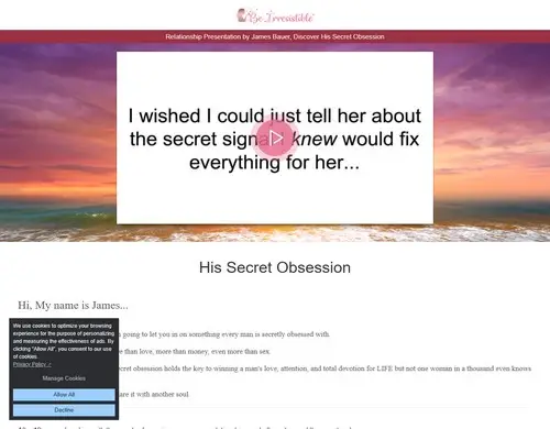 His Secret Obsession