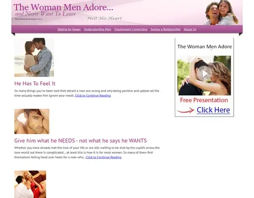 The Woman Men Adore