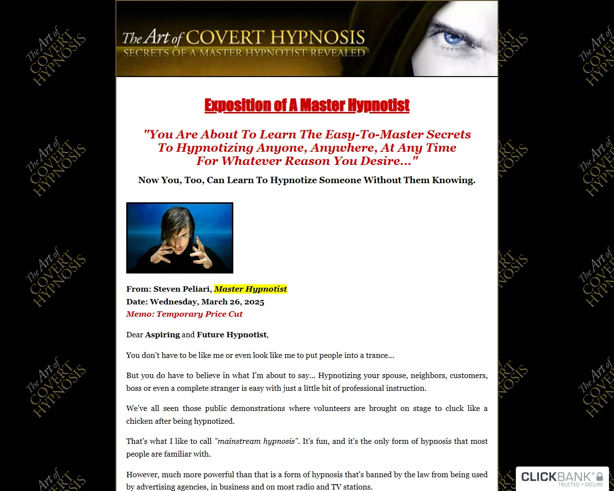 The Art Of Covert Hypnosis The Art Of Covert Hypnosis