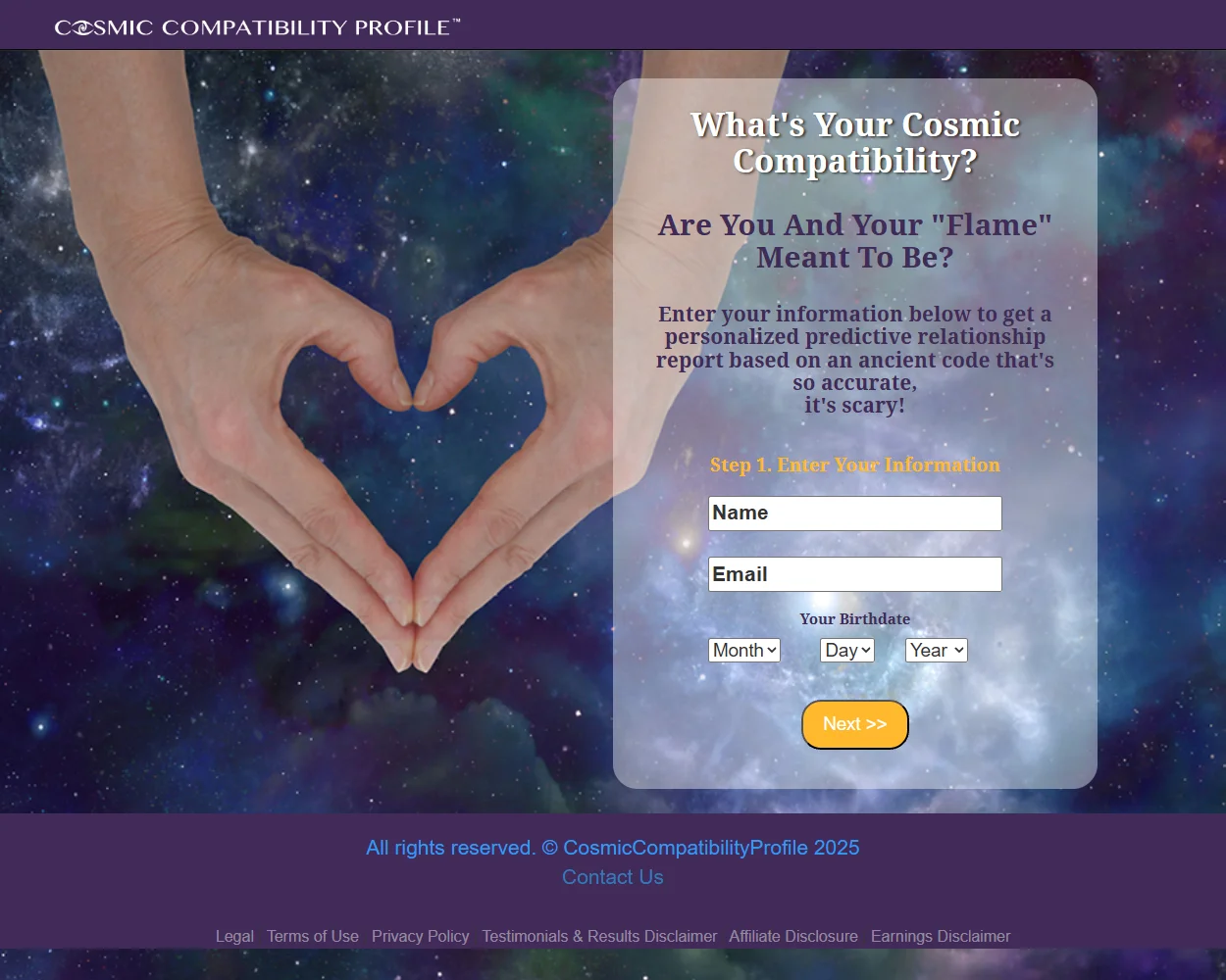 Cosmic Compatibility Profile Cosmic Compatibility Profile