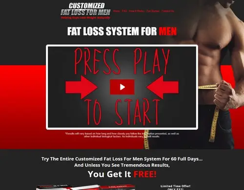 Customized Fat Loss For Men