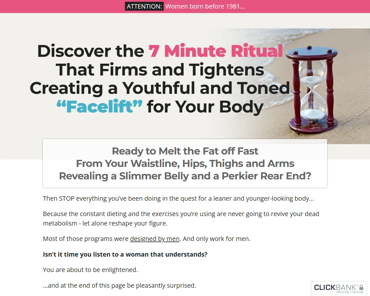 7-Minute Ageless Body Secret 7-Minute Ageless Body Secret