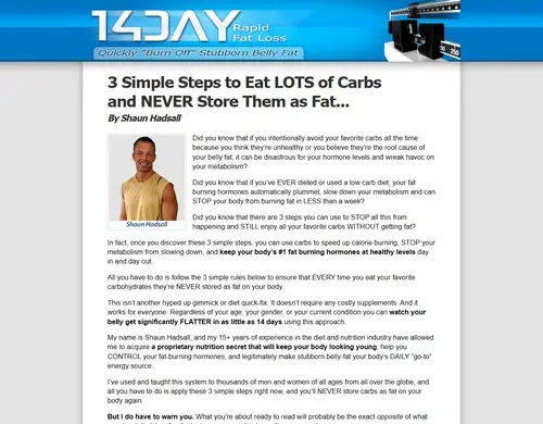 14 Day Rapid Fat Loss Plan