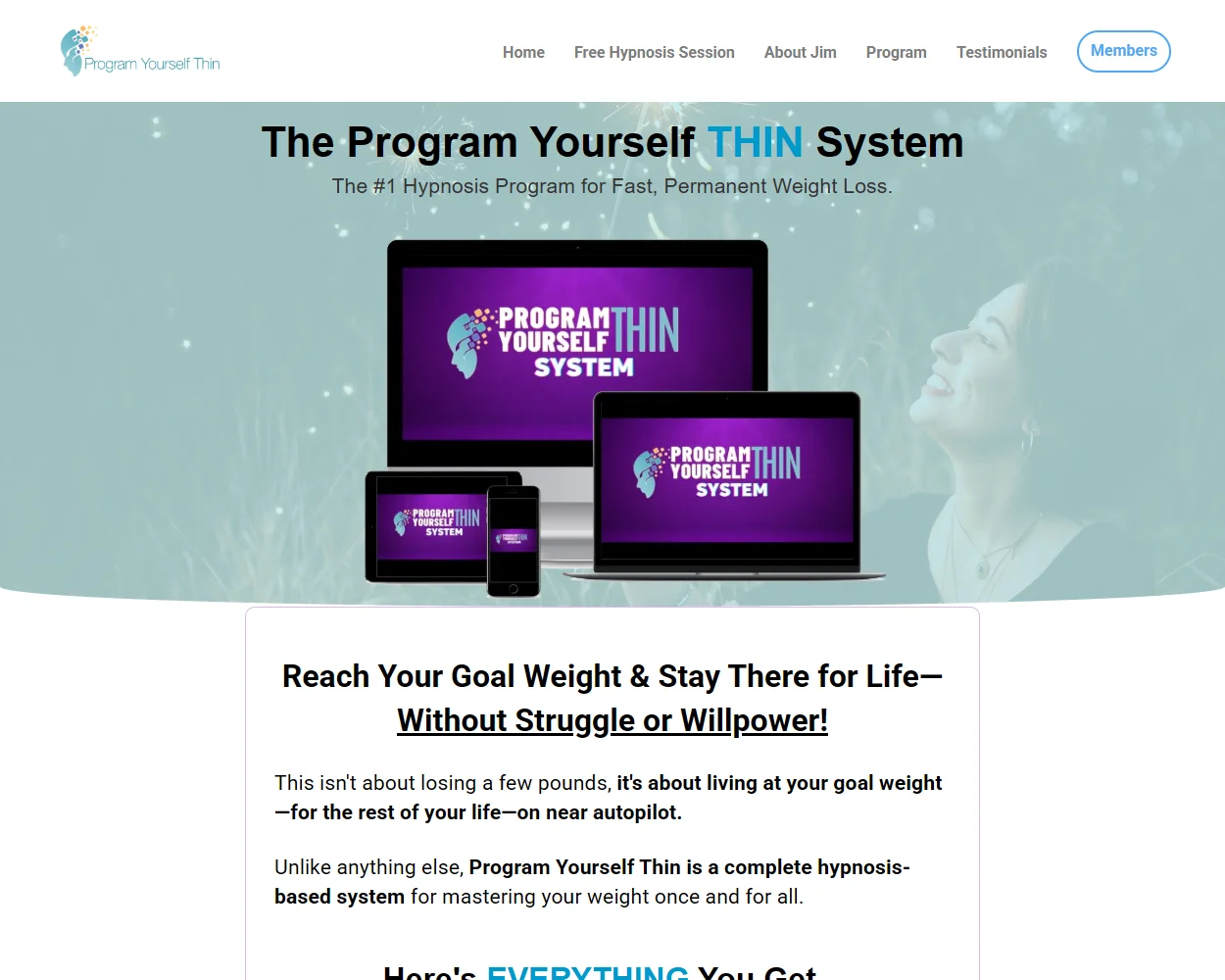 Program Yourself Thin Program Yourself Thin
