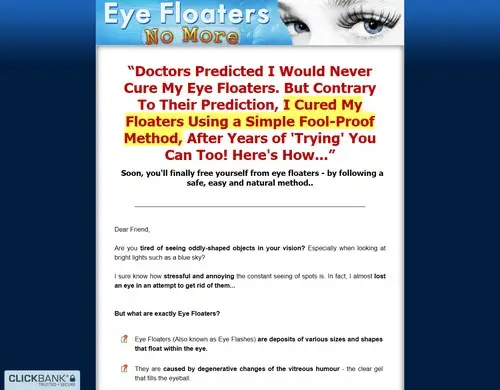 Eye Floaters No More