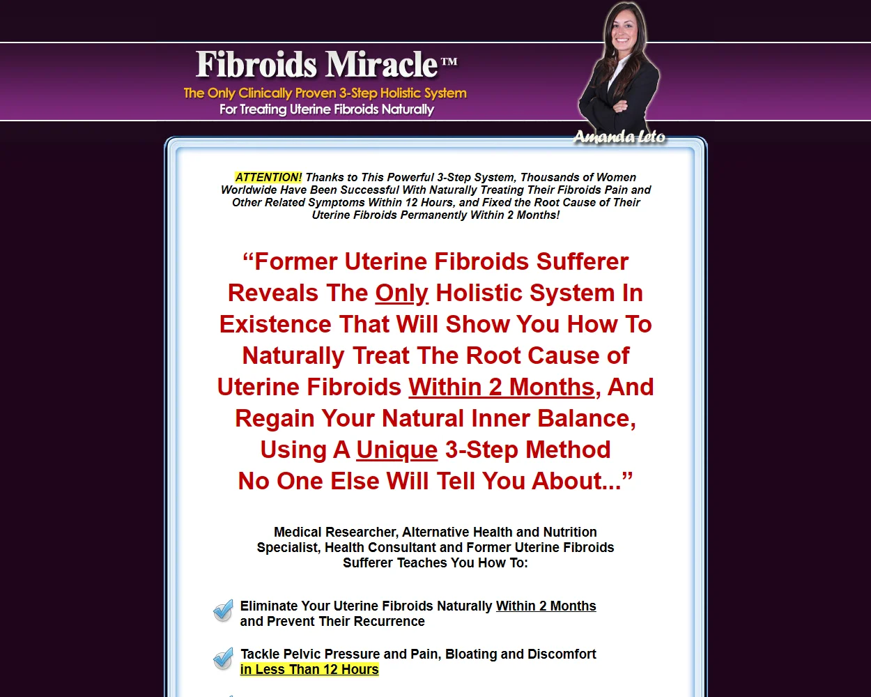 Fibroids Miracle Fibroids Miracle