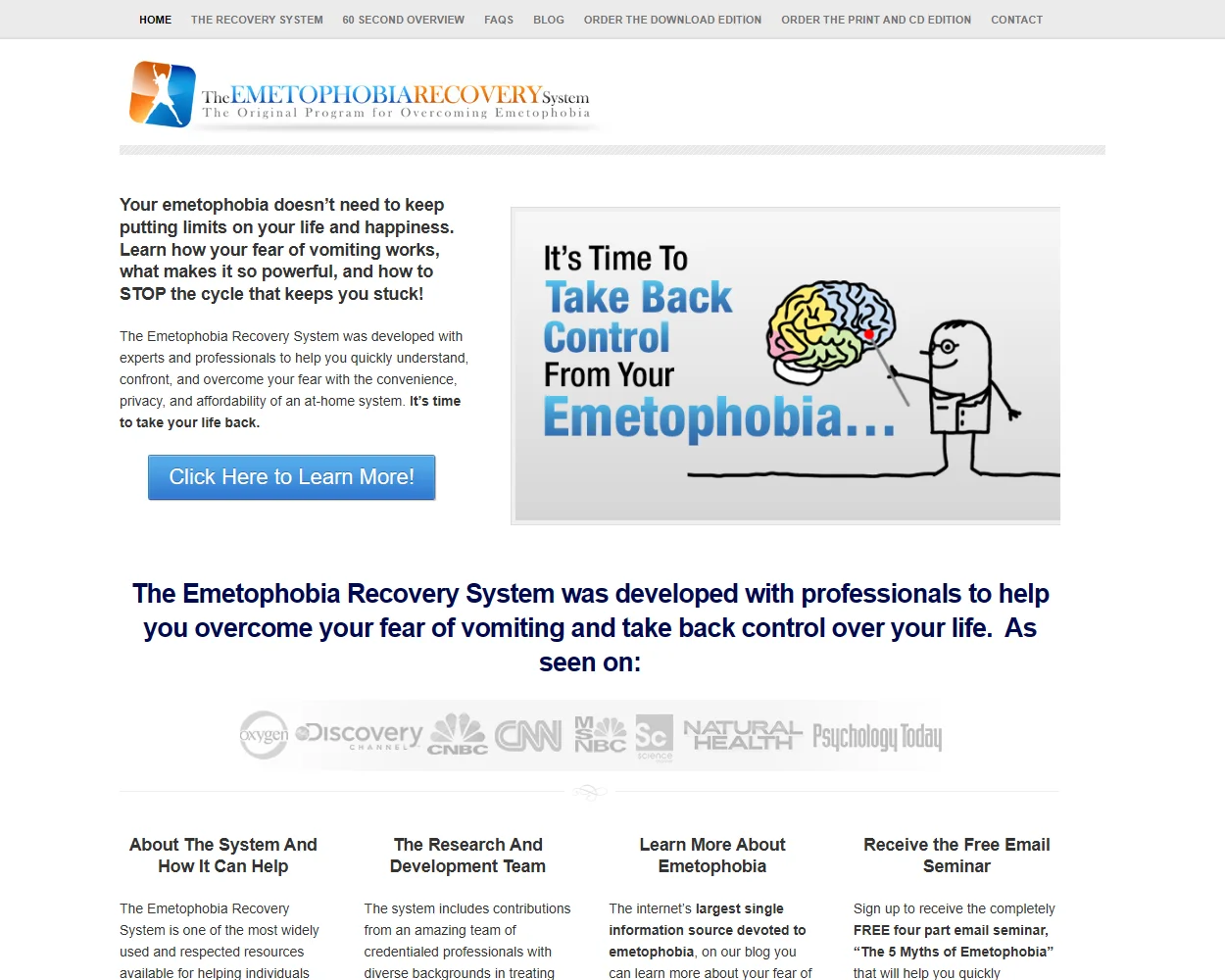 The Emetophobia Recovery System The Emetophobia Recovery System