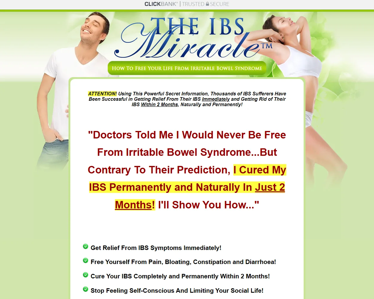 The IBS Miracle The IBS Miracle