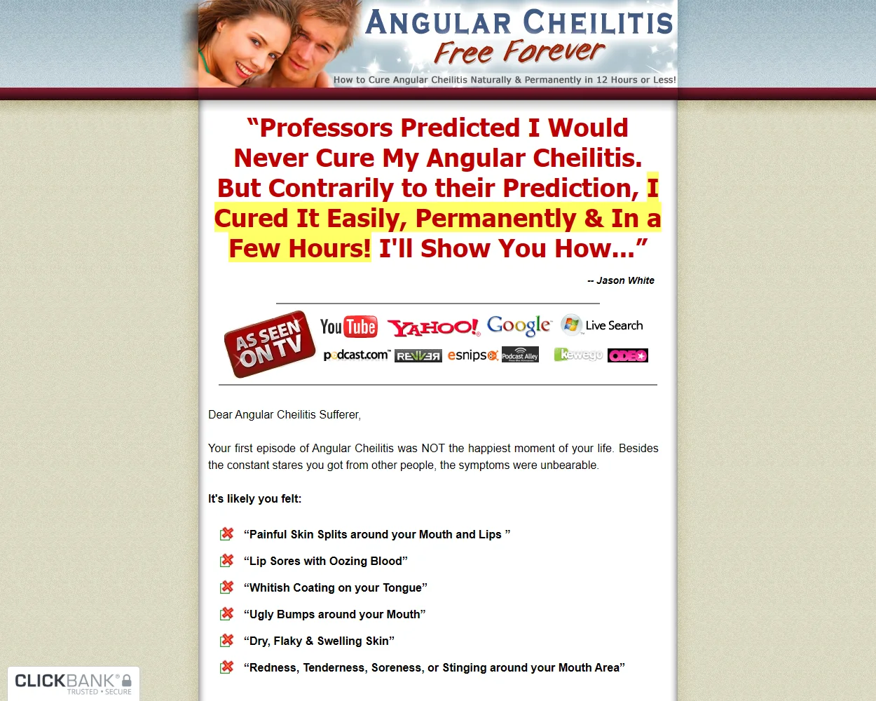 Angular Cheilitis Free Forever Angular Cheilitis Free Forever