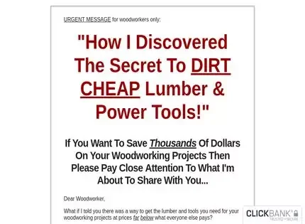 Cheap Woodworking Secrets Cheap Woodworking Secrets