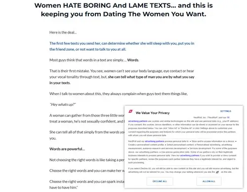 Turn Her On Through Text