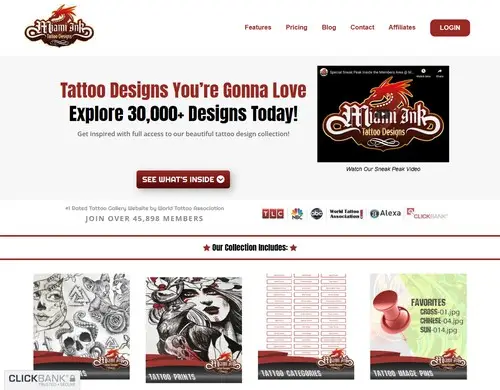 Miami Ink Tattoo Designs