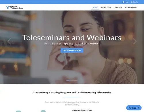 Instant Teleseminar