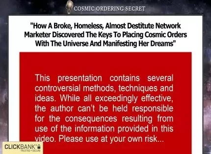 Cosmic Ordering Secret Cosmic Ordering Secret