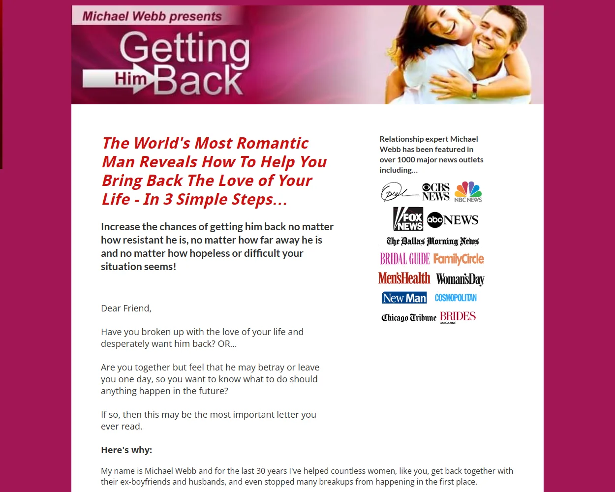 Getting Him Back Getting Him Back