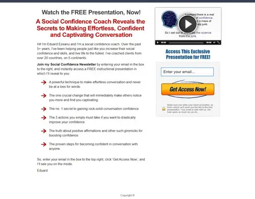 Social Confidence Secrets