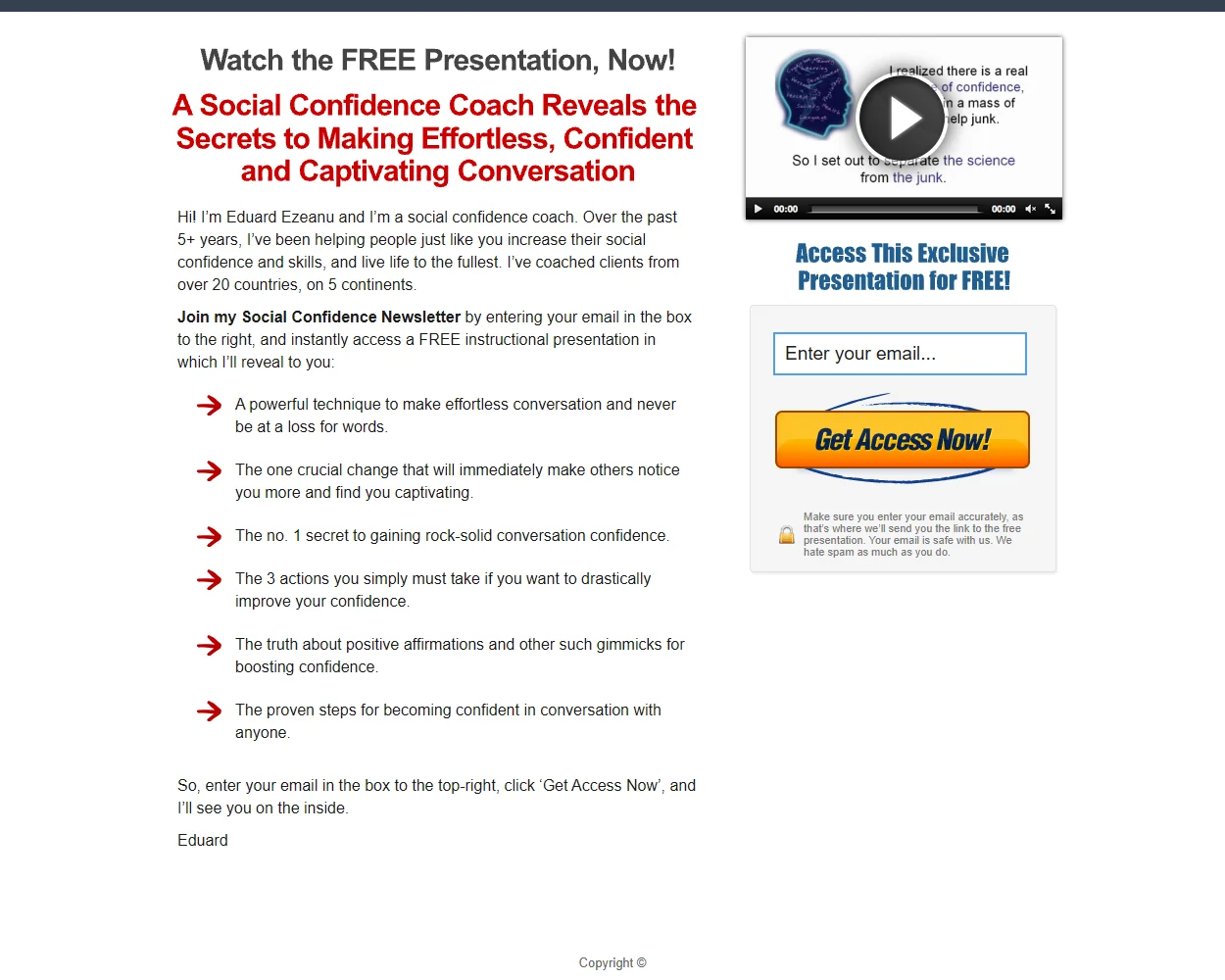 Social Confidence Secrets Social Confidence Secrets