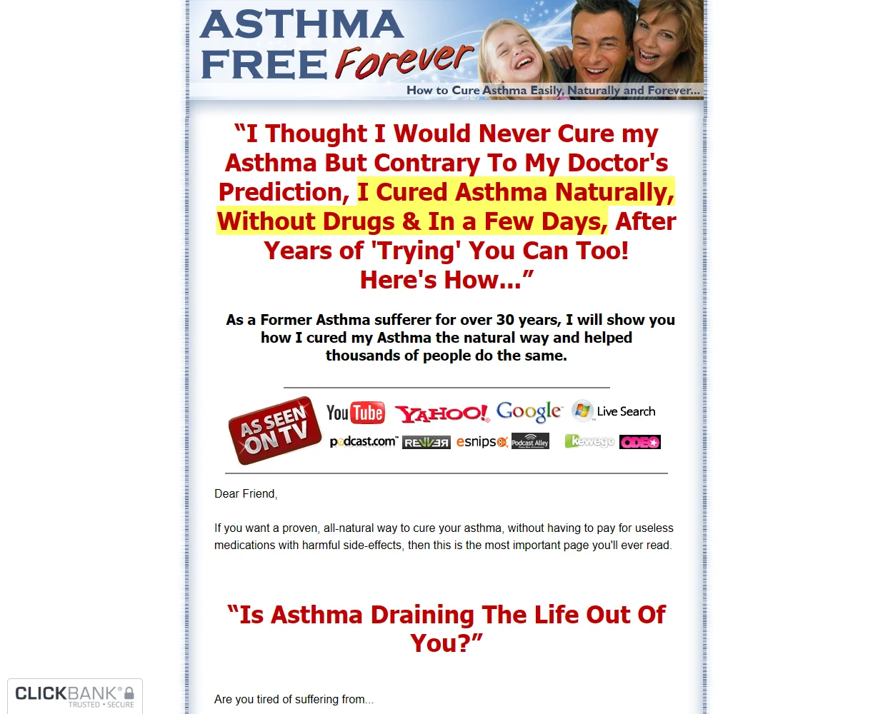 Asthma Relief Forever Asthma Relief Forever