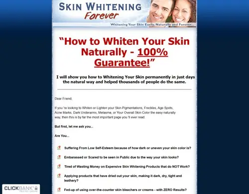 Skin Whitening Forever