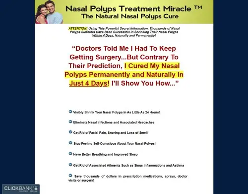 Nasal Polyps Treatment Miracle