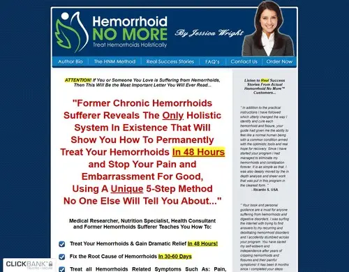 Hemorrhoid No More