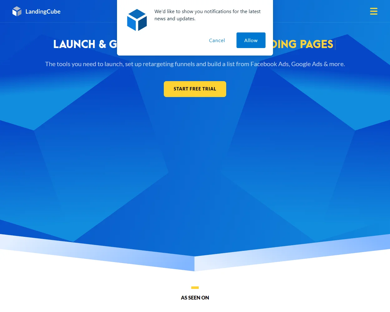 LandingCube LandingCube