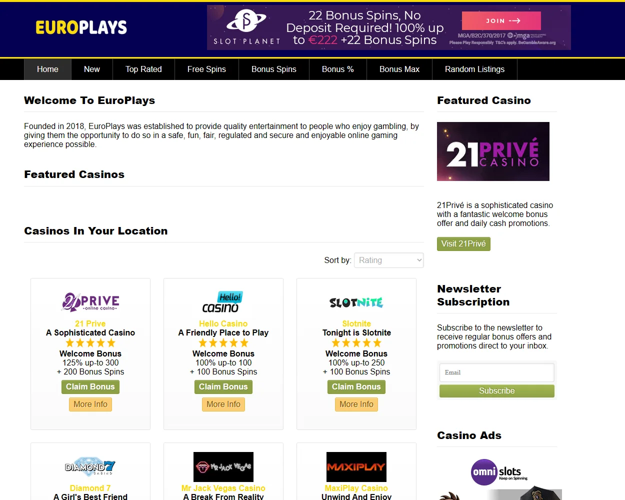 EuroPlays.com EuroPlays.com