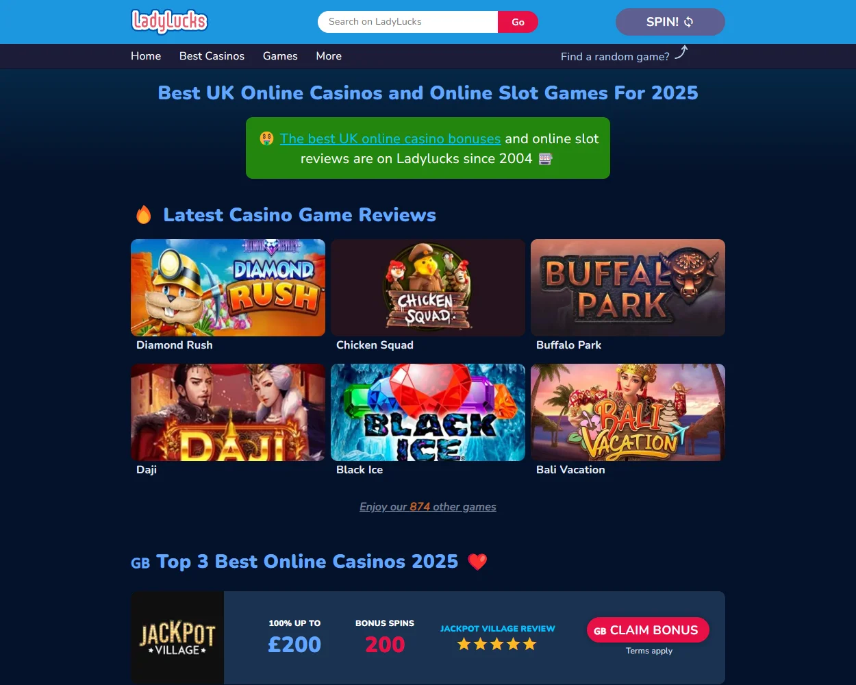 LadyLucks Casino LadyLucks Casino