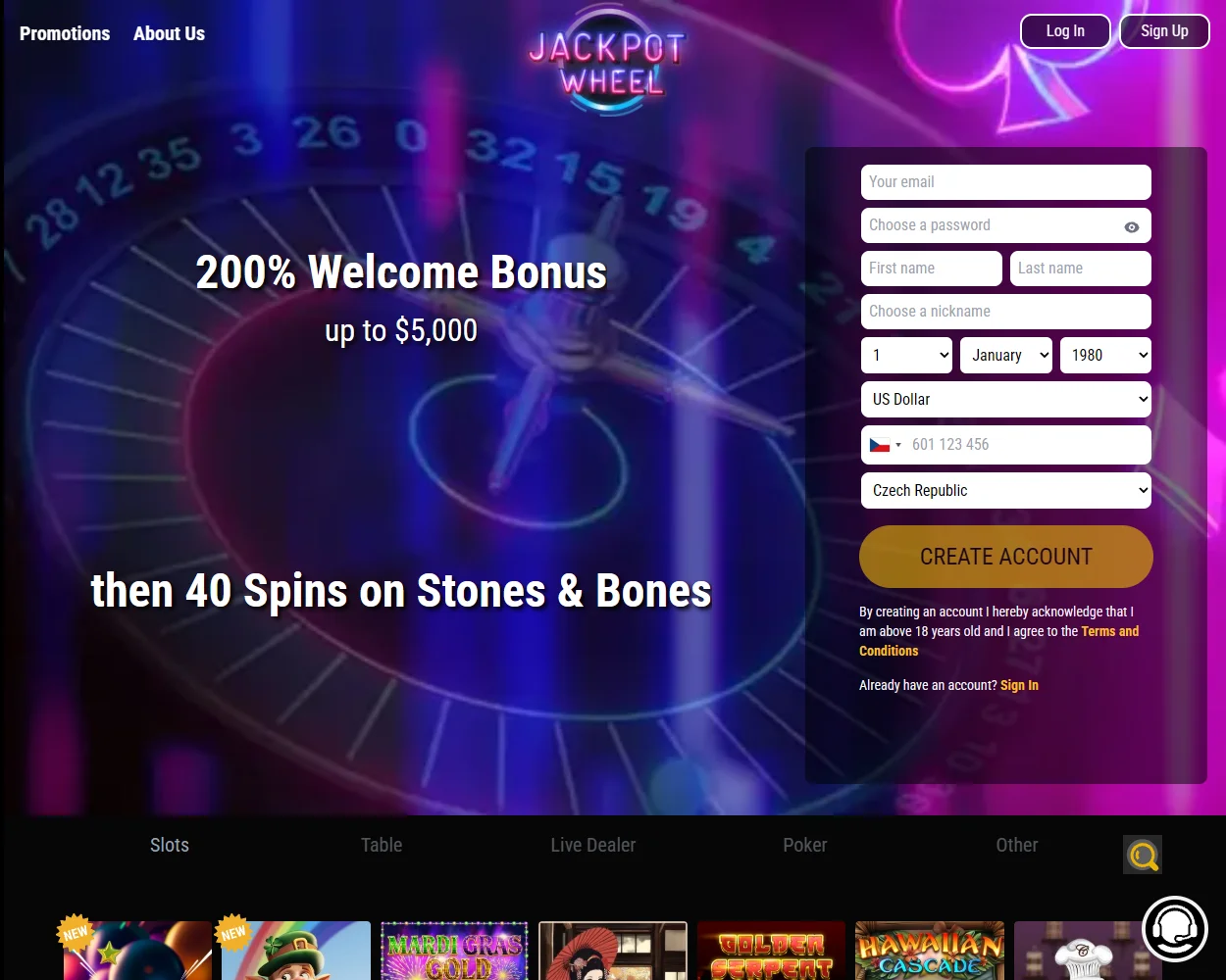 Jackpot Wheel Casino Jackpot Wheel Casino