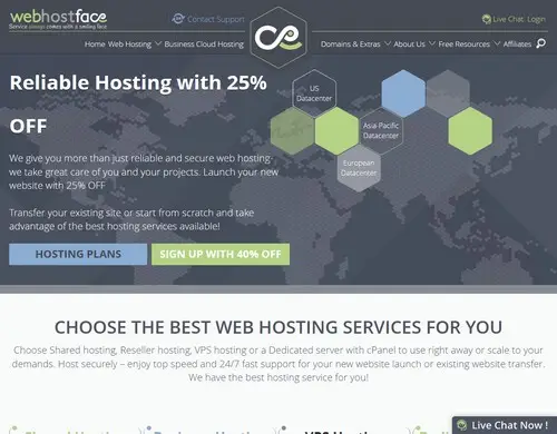 WebHostFace