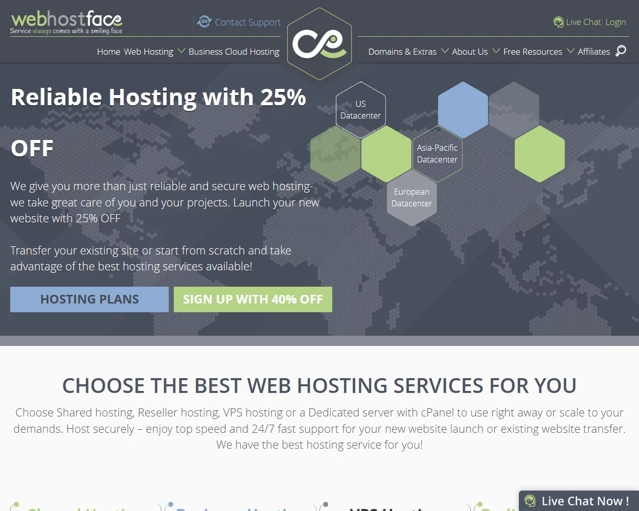 WebHostFace