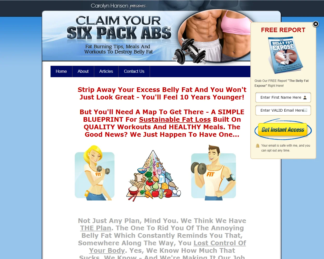 Claim Your Six Pack Abs Claim Your Six Pack Abs
