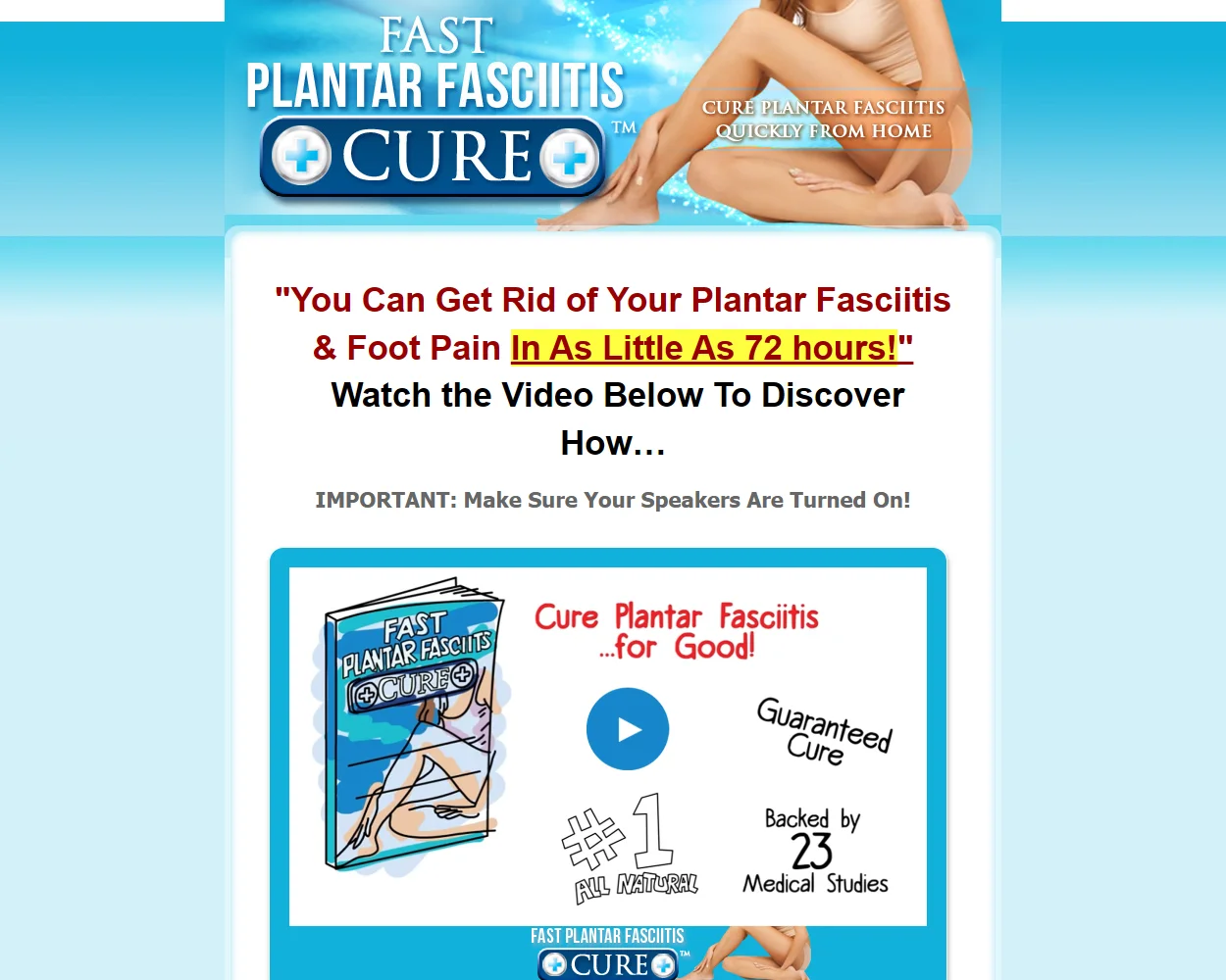 Fast Plantar Fasciitis Cure Fast Plantar Fasciitis Cure