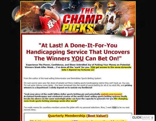 The Champ Picks