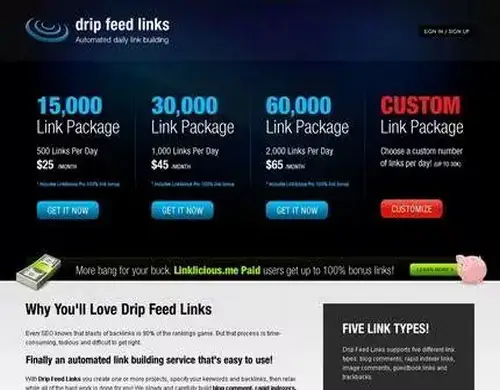 Drip Feed Links