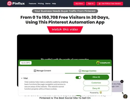 Pinflux
