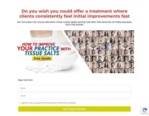 Tissue Salts Training