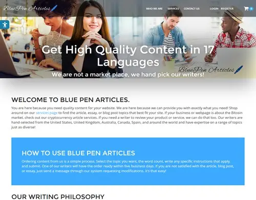 Blue Pen Articles