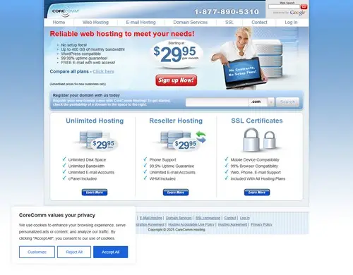 CoreComm Hosting