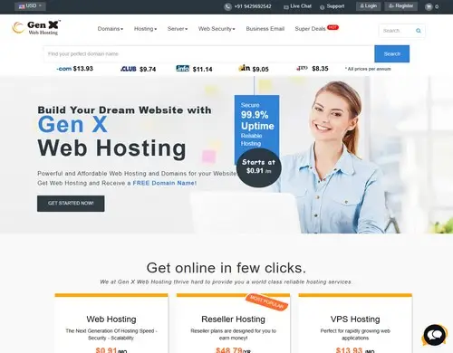 Gen X Web Hosting