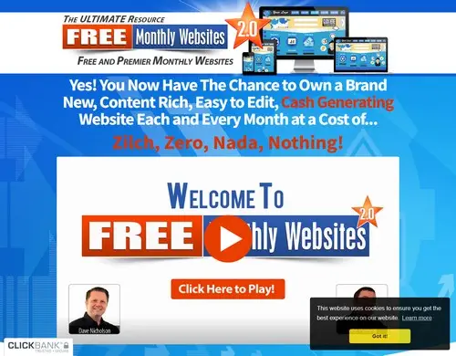 Free Monthly Websites 2.0