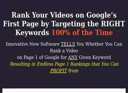 Video Keyword Spy Video Keyword Spy