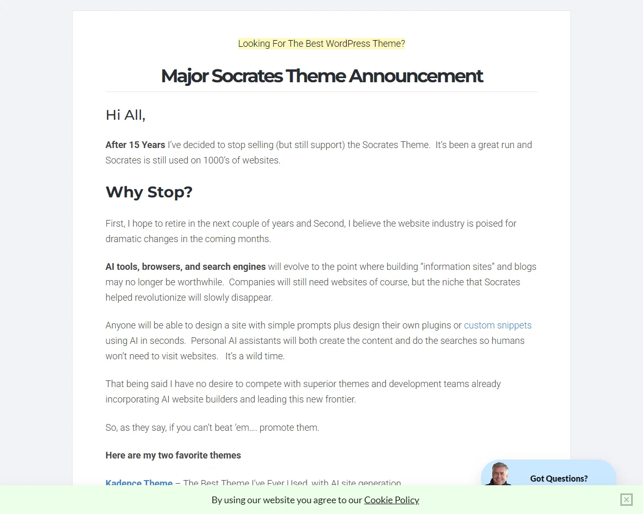 Socrates Theme Socrates Theme