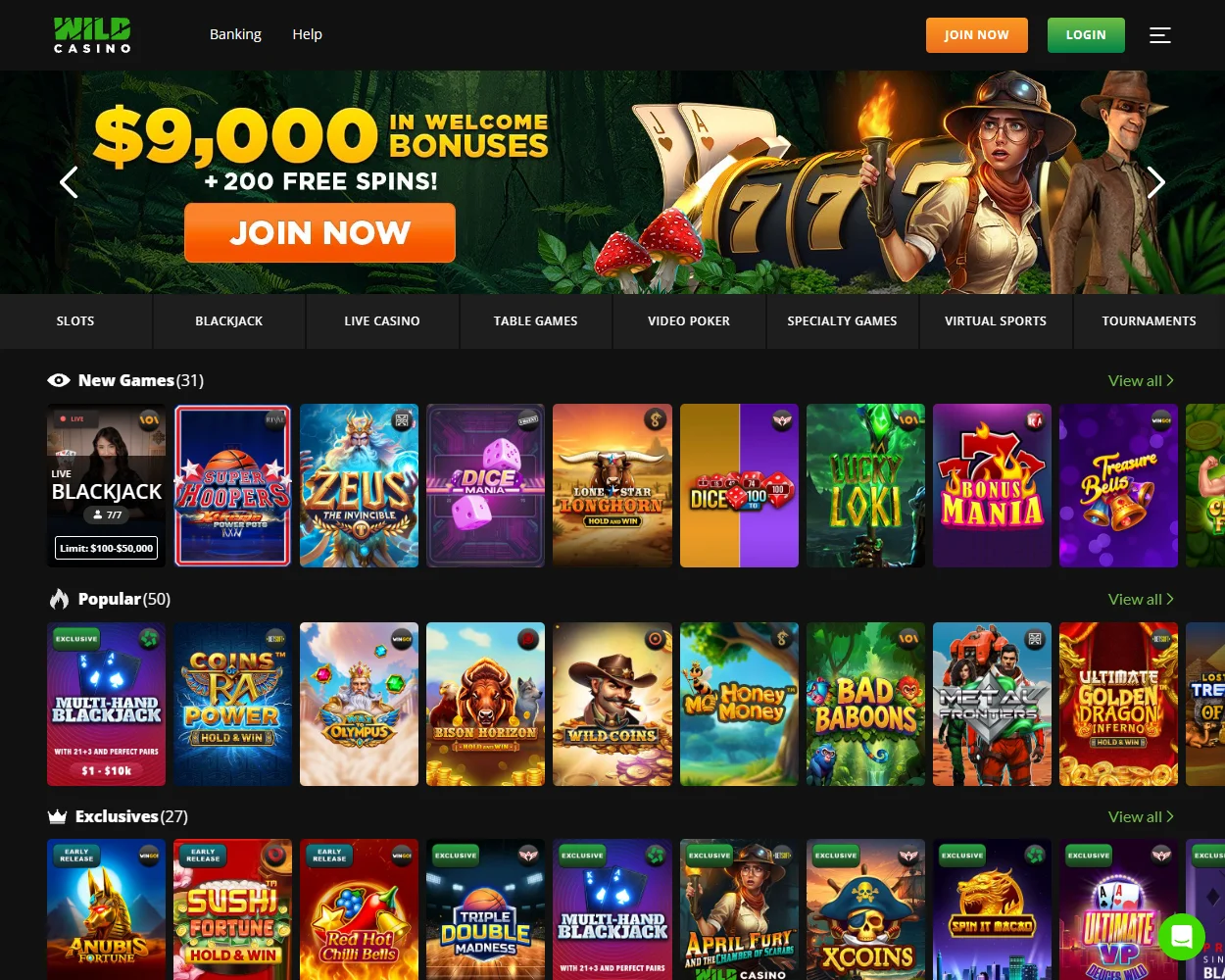 Wild Casino Wild Casino