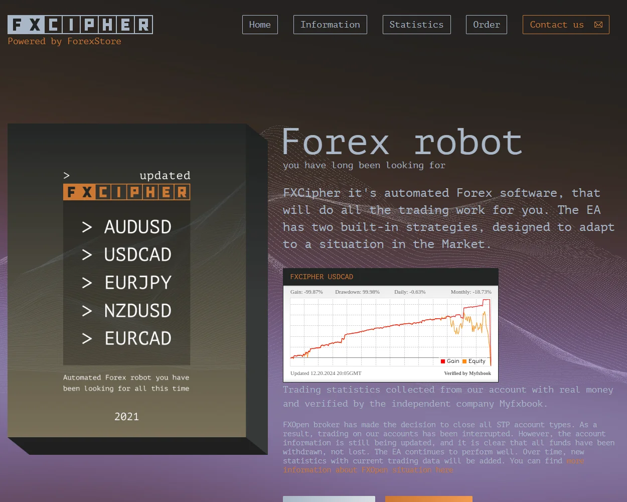 FXCipher EA FXCipher EA