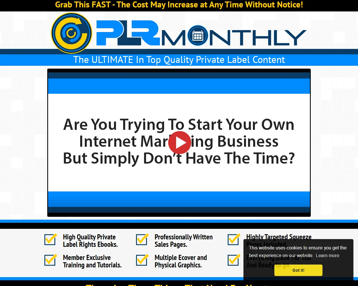 PLR Monthly PLR Monthly