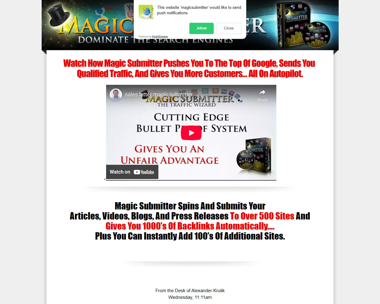 Magic Submitter Magic Submitter