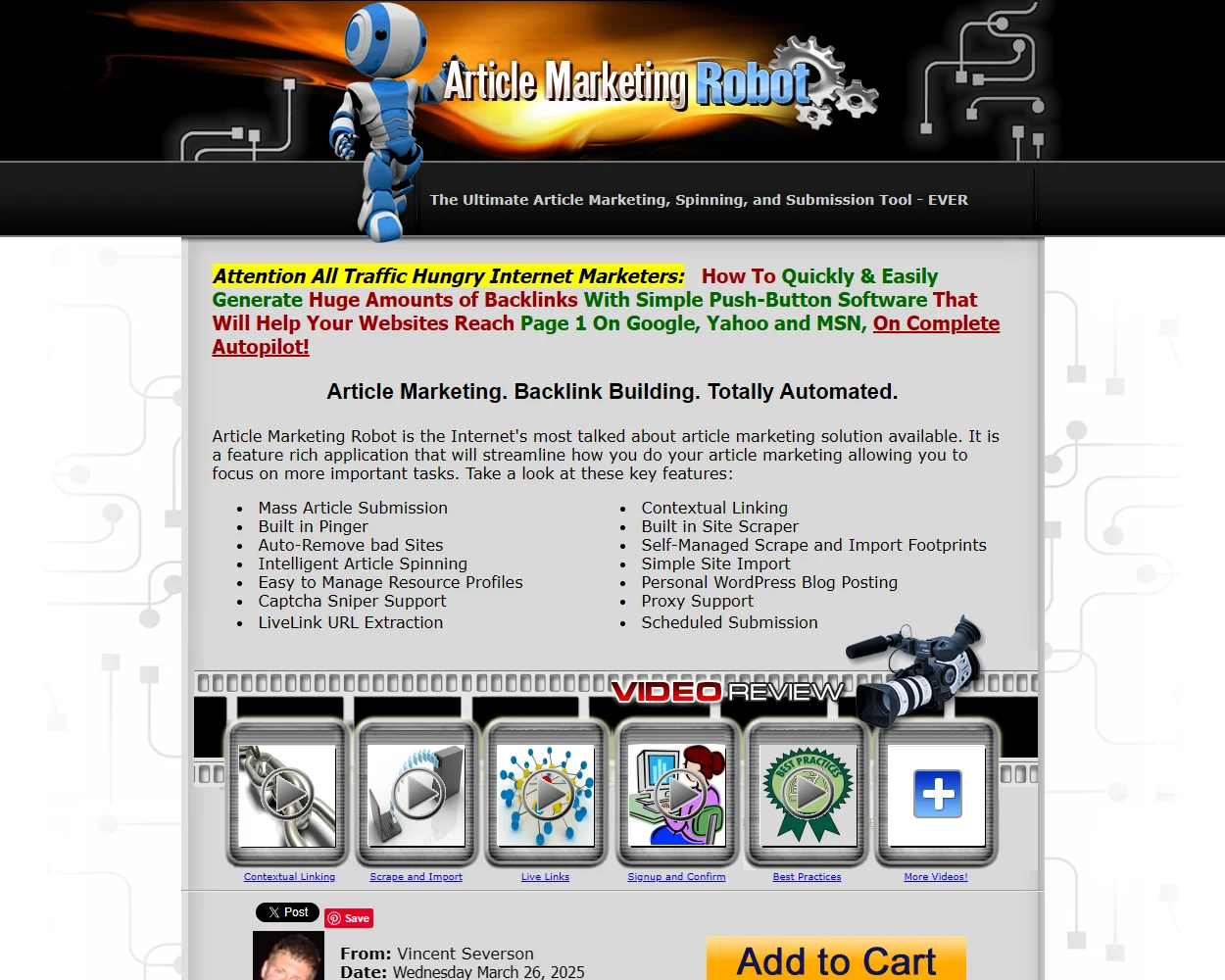 Article Marketing Robot Article Marketing Robot