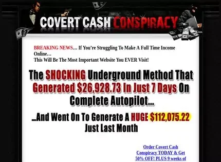 Covert Cash Conspiracy Covert Cash Conspiracy