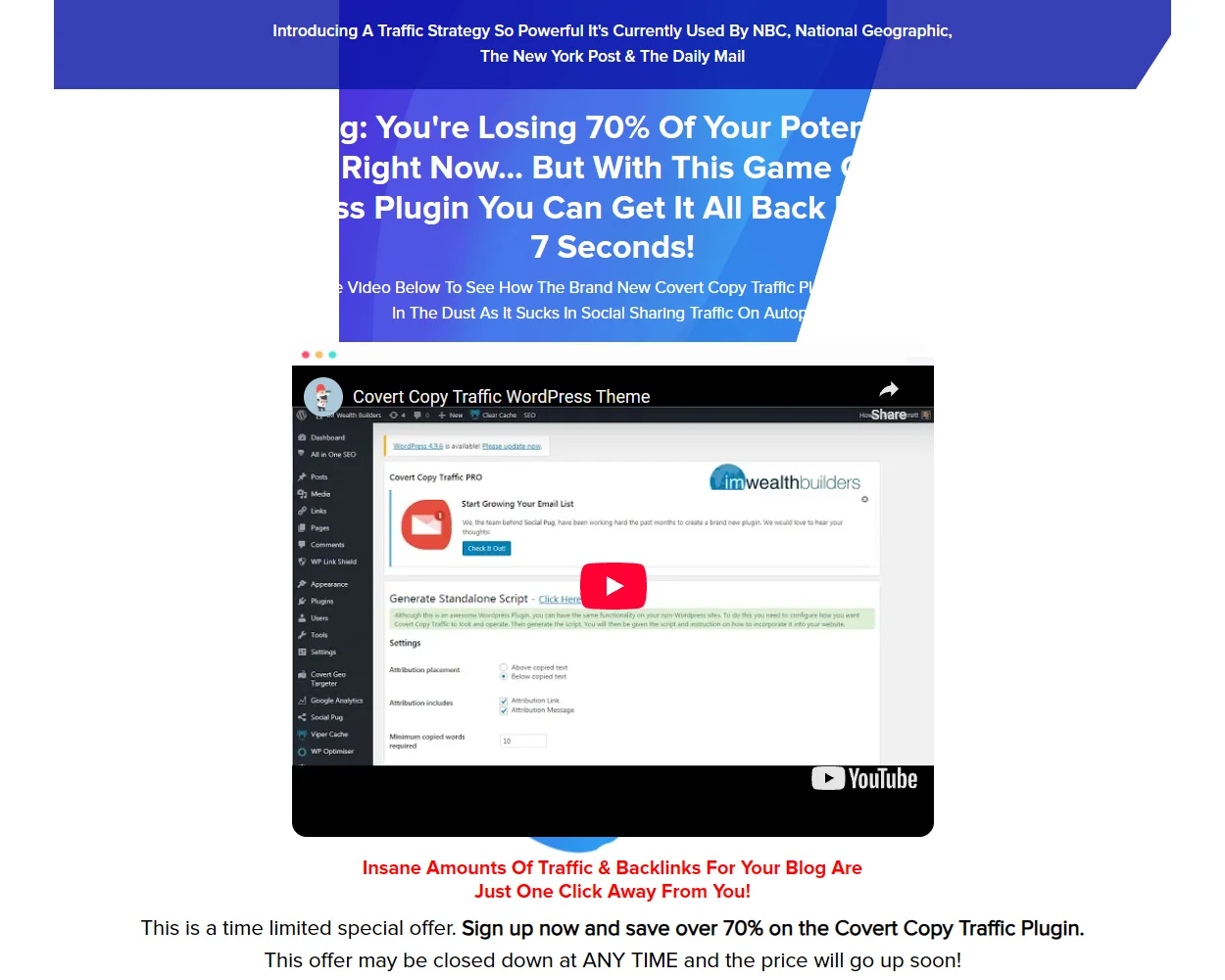 Covert Copy Traffic Covert Copy Traffic